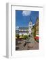 Germany, Rhineland-Palatinate, the Rhine, Boppard, Market Square, Saint Severus Church-Chris Seba-Framed Photographic Print