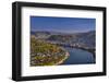 Germany, Rhineland-Palatinate, Upper Middle Rhine Valley, Boppard, Rhine Loop East Part-Udo Siebig-Framed Photographic Print