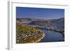 Germany, Rhineland-Palatinate, Upper Middle Rhine Valley, Boppard, Rhine Loop East Part-Udo Siebig-Framed Photographic Print