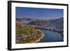 Germany, Rhineland-Palatinate, Upper Middle Rhine Valley, Boppard, Rhine Loop East Part-Udo Siebig-Framed Photographic Print