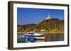 Germany, Rhineland-Palatinate, Upper Middle Rhine Valley, Braubach, the Rhine, Townscape, Marksburg-Udo Siebig-Framed Photographic Print