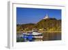 Germany, Rhineland-Palatinate, Upper Middle Rhine Valley, Braubach, the Rhine, Townscape, Marksburg-Udo Siebig-Framed Photographic Print