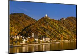 Germany, Rhineland-Palatinate, Upper Middle Rhine Valley, Kamp-Bornhofen, Townscape-Udo Siebig-Mounted Photographic Print