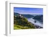 Germany, Rhineland-Palatinate, Upper Middle Rhine Valley, Kaub, Rhine Valley-Udo Siebig-Framed Photographic Print