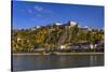 Germany, Rhineland-Palatinate, Upper Middle Rhine Valley, Koblenz, District Ehrenbreitstein-Udo Siebig-Stretched Canvas