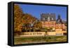 Germany, Rhineland-Palatinate, Upper Middle Rhine Valley, Lahnstein, District Niederlahnstein-Udo Siebig-Framed Stretched Canvas