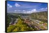 Germany, Rhineland-Palatinate, Upper Middle Rhine Valley, Oberwesel, Rhine Valley-Udo Siebig-Framed Stretched Canvas