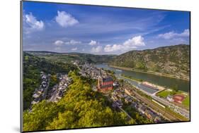 Germany, Rhineland-Palatinate, Upper Middle Rhine Valley, Oberwesel, Rhine Valley-Udo Siebig-Mounted Photographic Print