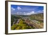 Germany, Rhineland-Palatinate, Upper Middle Rhine Valley, Oberwesel, Rhine Valley-Udo Siebig-Framed Photographic Print