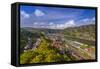 Germany, Rhineland-Palatinate, Upper Middle Rhine Valley, Oberwesel, Rhine Valley-Udo Siebig-Framed Stretched Canvas