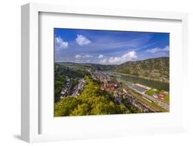 Germany, Rhineland-Palatinate, Upper Middle Rhine Valley, Oberwesel, Rhine Valley-Udo Siebig-Framed Photographic Print