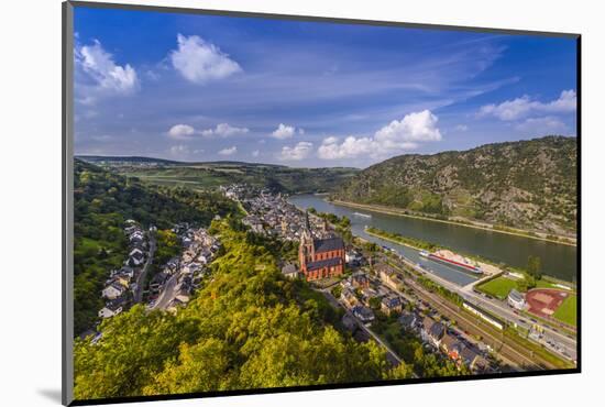 Germany, Rhineland-Palatinate, Upper Middle Rhine Valley, Oberwesel, Rhine Valley-Udo Siebig-Mounted Photographic Print