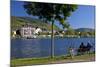 Germany, River, the Moselle, Rhineland-Palatinate, Waterside Promenade Alf-Chris Seba-Mounted Photographic Print