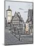 Germany, Rothenberg ob der Tauber, Ploenlein Triangular Place-Hollice Looney-Mounted Photographic Print