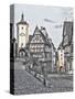 Germany, Rothenberg ob der Tauber, Ploenlein Triangular Place-Hollice Looney-Stretched Canvas