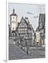 Germany, Rothenberg ob der Tauber, Ploenlein Triangular Place-Hollice Looney-Framed Photographic Print