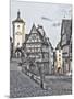 Germany, Rothenberg ob der Tauber, Ploenlein Triangular Place-Hollice Looney-Mounted Photographic Print