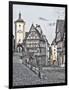 Germany, Rothenberg ob der Tauber, Ploenlein Triangular Place-Hollice Looney-Framed Photographic Print