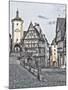 Germany, Rothenberg ob der Tauber, Ploenlein Triangular Place-Hollice Looney-Mounted Premium Photographic Print