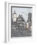 Germany, Rothenberg ob der Tauber, Ploenlein Triangular Place-Hollice Looney-Framed Premium Photographic Print