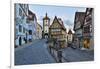 Germany, Rothenburg ob der Tauber, Ploenlein Triangular Place-Hollice Looney-Framed Photographic Print