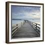 Germany, Saxony-Anhalt, Braunsbedra, Neumark, Geiseltalsee (Lake), Marina, Pier-Andreas Vitting-Framed Photographic Print