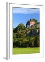 Germany, Saxony-Anhalt, Burgenlandkreis, Gro§jena, Max Klinger Vineyard with Vineyard House-Andreas Vitting-Framed Photographic Print