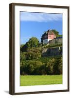 Germany, Saxony-Anhalt, Burgenlandkreis, Gro§jena, Max Klinger Vineyard with Vineyard House-Andreas Vitting-Framed Photographic Print