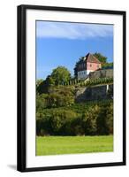 Germany, Saxony-Anhalt, Burgenlandkreis, Gro§jena, Max Klinger Vineyard with Vineyard House-Andreas Vitting-Framed Photographic Print