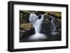 Germany, Saxony-Anhalt, Harz, Ilsenburg, Ilse Valley, Waterfall in Autumn-Andreas Keil-Framed Photographic Print