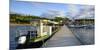 Germany, Saxony-Anhalt, MŸcheln, Geiseltalsee, Marina, Sailboats and Tourboat in the Evening Light-Andreas Vitting-Mounted Photographic Print