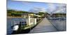 Germany, Saxony-Anhalt, MŸcheln, Geiseltalsee, Marina, Sailboats and Tourboat in the Evening Light-Andreas Vitting-Mounted Photographic Print