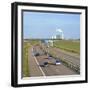 Germany, Saxony-Anhalt, Motorway A38, Dreieck Halle-SŸd (Motorway Junction)-Andreas Vitting-Framed Photographic Print