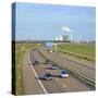 Germany, Saxony-Anhalt, Motorway A38, Dreieck Halle-SŸd (Motorway Junction)-Andreas Vitting-Stretched Canvas