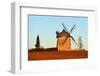 Germany, Saxony-Anhalt, Naumburg, Bad Kšsen, Tultewitz, Windmill, Evening Light-Andreas Vitting-Framed Photographic Print