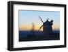 Germany, Saxony-Anhalt, Naumburg, Bad Kšsen, Tultewitz, Windmill, Sunset-Andreas Vitting-Framed Photographic Print