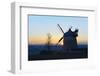 Germany, Saxony-Anhalt, Naumburg, Bad Kšsen, Tultewitz, Windmill, Sunset-Andreas Vitting-Framed Photographic Print