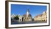 Germany, Saxony-Anhalt, Naumburg, Town Houses and Wenzelskirche on the Marketplace-Andreas Vitting-Framed Photographic Print