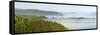 Germany, Saxony-Anhalt, South Harz Landscape, Morning Fog, Panorama, Scenery, Nature, Fog-Andreas Vitting-Framed Stretched Canvas