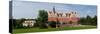 Germany, Saxony, Bad Muskau, New and Old Castle, Panorama-Catharina Lux-Stretched Canvas