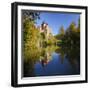 Germany, Saxony, Castle Kriebstein Above the Zschopau-Andreas Vitting-Framed Photographic Print