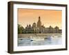 Germany, Saxony, Dresden, Elbe River and Old Town Skyline-Michele Falzone-Framed Photographic Print