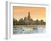 Germany, Saxony, Dresden, Elbe River and Old Town Skyline-Michele Falzone-Framed Photographic Print