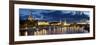 Germany, Saxony, Dresden, Elbe River and Old Town Skyline-Michele Falzone-Framed Photographic Print