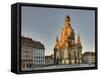 Germany, Saxony, Dresden, Marktplatz, Church of Our Lady-Harald Schšn-Framed Stretched Canvas