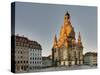 Germany, Saxony, Dresden, Marktplatz, Church of Our Lady-Harald Schšn-Stretched Canvas