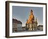 Germany, Saxony, Dresden, Marktplatz, Church of Our Lady-Harald Schšn-Framed Photographic Print