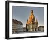 Germany, Saxony, Dresden, Marktplatz, Church of Our Lady-Harald Schšn-Framed Photographic Print