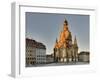 Germany, Saxony, Dresden, Marktplatz, Church of Our Lady-Harald Schšn-Framed Photographic Print