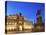 Germany, Saxony, Dresden, Old Town, Theaterplatz, Semperoper Opera House-Michele Falzone-Stretched Canvas